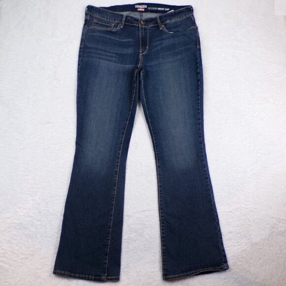 Denizen Levi's Modern Bootcut Jeans Women's 33x32 Denim PC9-66899-0003 Blue - Picture 2 of 11